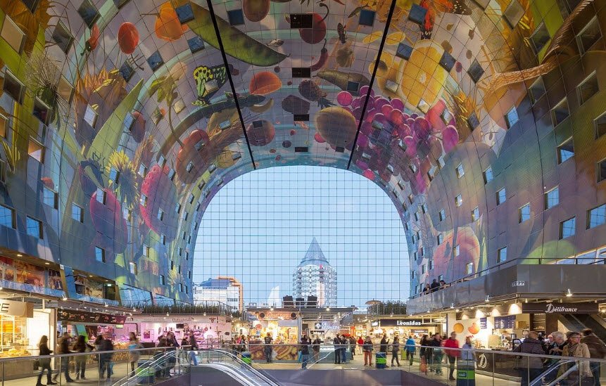 Markthal Rotterdam, Rotterdam, South Holland, Netherlands